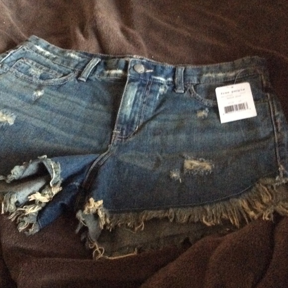 Women's Free People detressed shorts