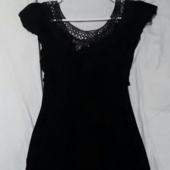 Black loose fit comfortable top