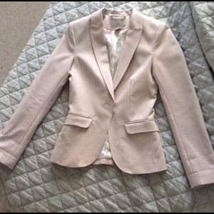 HM Fitted Blazer in Stone Sz 2