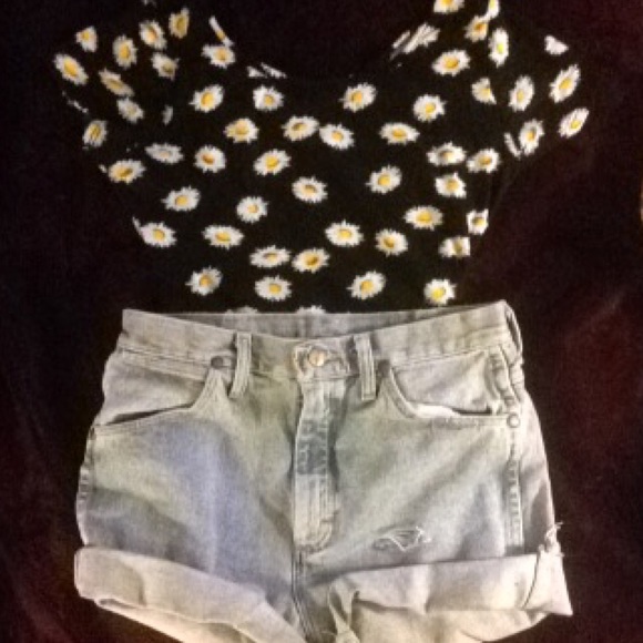 Sunflower crop top