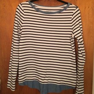 Layered Striped Shirt