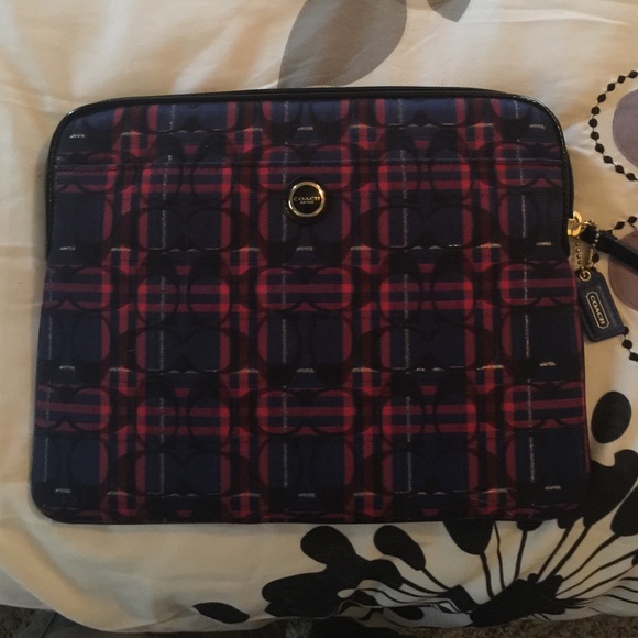 Coach authentic iPad case