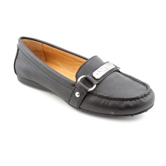 Side View of the coach loafers