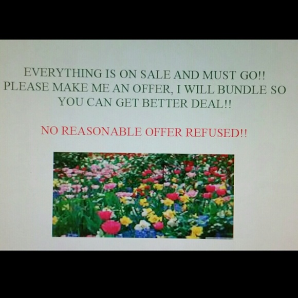Everything is on sale!!