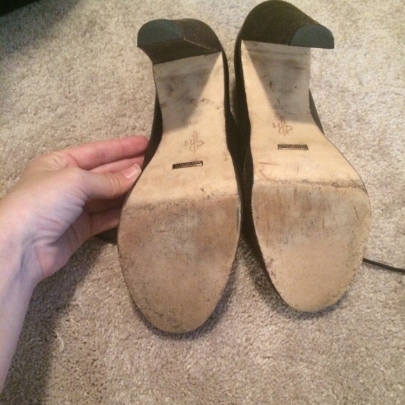 Cole Haan stacked heel lace-up booties - Picture 2 of 4