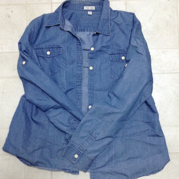 XL Jean button up