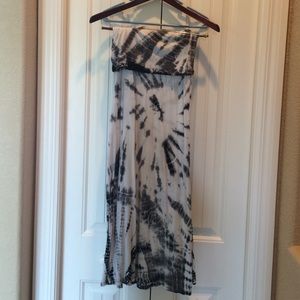 Billabong fold over maxi skirt