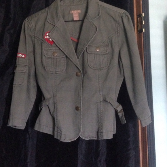 Green army jacket
