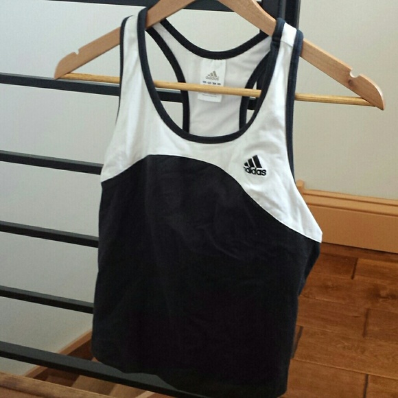 Sporty Adidas racer back workout top