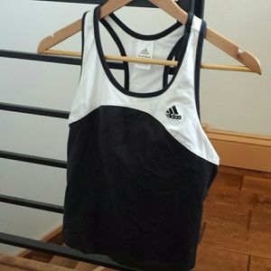 Sporty Adidas racer back workout top