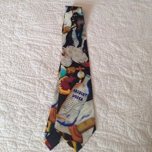Men's Vintage Nicole Miller Absolut Vodka tie