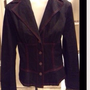 Bisou bisou black  Jean jacket