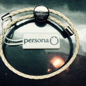 New Persona  leather adjustable wrap bracelet