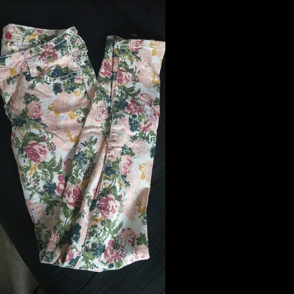 Floral Skinny Jeans