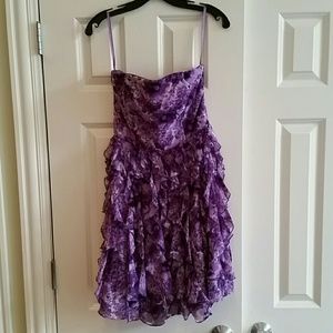 Gorgeous Purple Ruffle Dress
