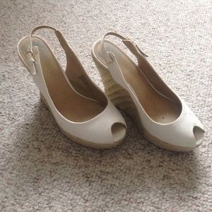 White wedges from nordstrom