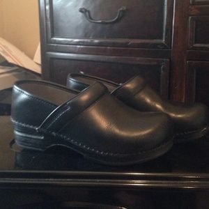 Black Dansko clogs