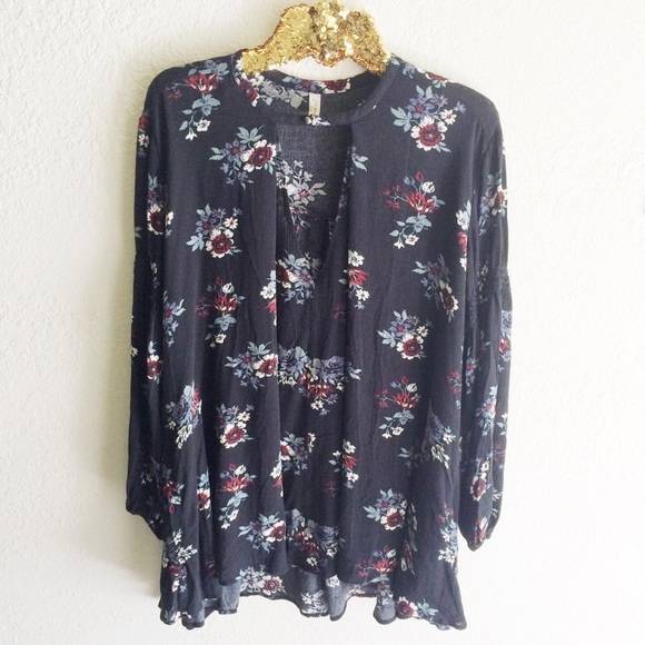 Free People Retro Print Tunic - Picture 2 of 4