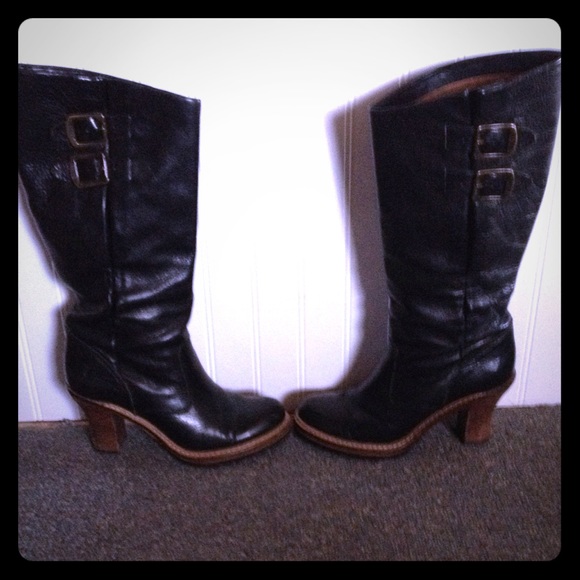 Frye Mildred Engineer Pull on boots, Black 6m