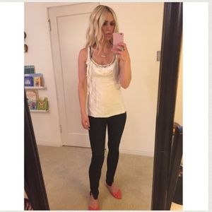 Anthropologie white tank