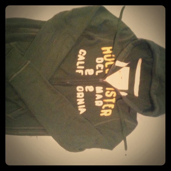 Hollister zip hoodie size L