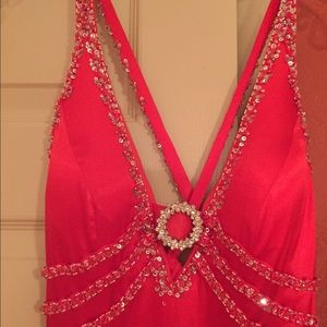 Red prom dress