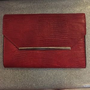 Red envelope clutch