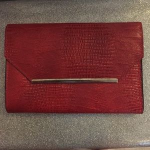 Red envelope clutch