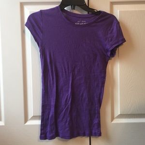 Purple crew neck t-shirt