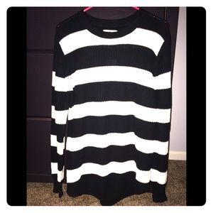 Unif x UO Waffle-knit Tunic Sweater