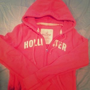 Hollister zip hoodie size L
