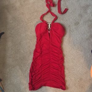 Red halter dress/shirt