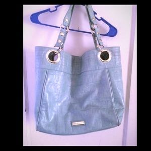 Steve Madden teal tote bag! Huge!