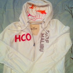 Hollister zip hoodie size L