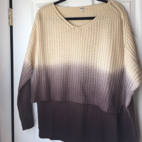 NWOT ombré high low sweater Nasty Gal