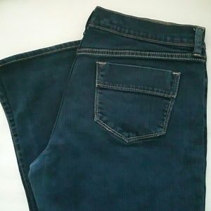 Dark wash jeans worn only worn twice.  No tears