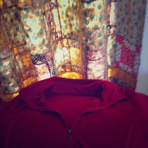 Pull over fleece jacket