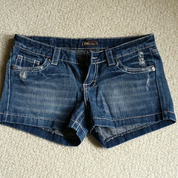 *SOLD* Dark Blue Jean shorts.