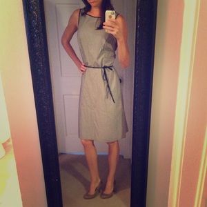 Ann Taylor Black and White Checkered Sundress