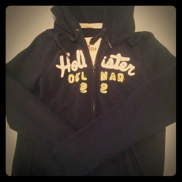 Hollister zip hoodie size L
