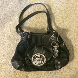 Black crowns Kathy van Zeeland purse