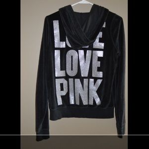 Victoria Secret sparkle zip up