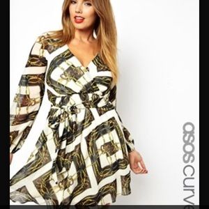 Asos curve Wrap dress