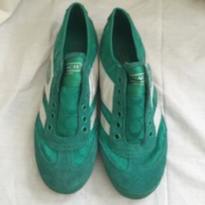 Coach signature stringless sneakers