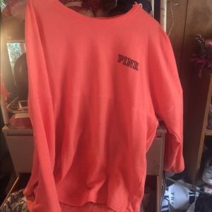 VS pink coral pullover