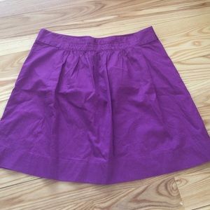 J. Crew Purple Skirt