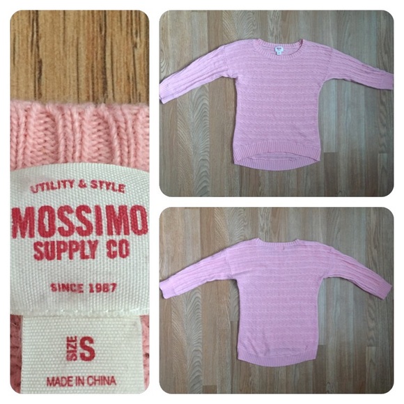 🚫Sold🚫Mossimo cable knit high low sweater sz S. - Picture 2 of 3