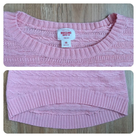 🚫Sold🚫Mossimo cable knit high low sweater sz S. - Picture 3 of 3