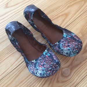 Lucky Brand Printed Ballet Flats