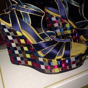 Multi-pattern wedges size 6 from Victoria Secrets